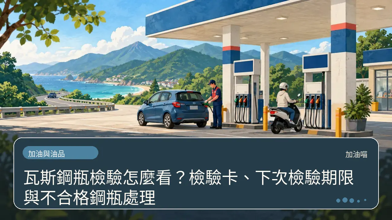 瓦斯鋼瓶檢驗怎麼看？檢驗卡、下次檢驗期限與不合格鋼瓶處理