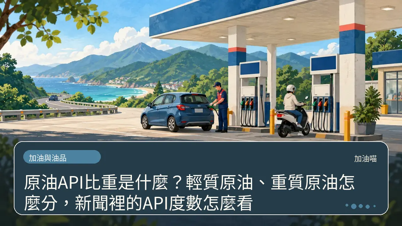 原油API比重是什麼？輕質原油、重質原油怎麼分，新聞裡的API度數怎麼看