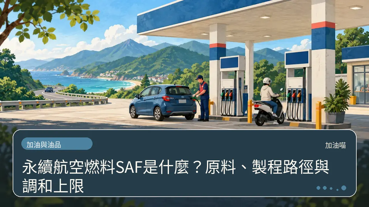 永續航空燃料SAF是什麼？原料、製程路徑與調和上限