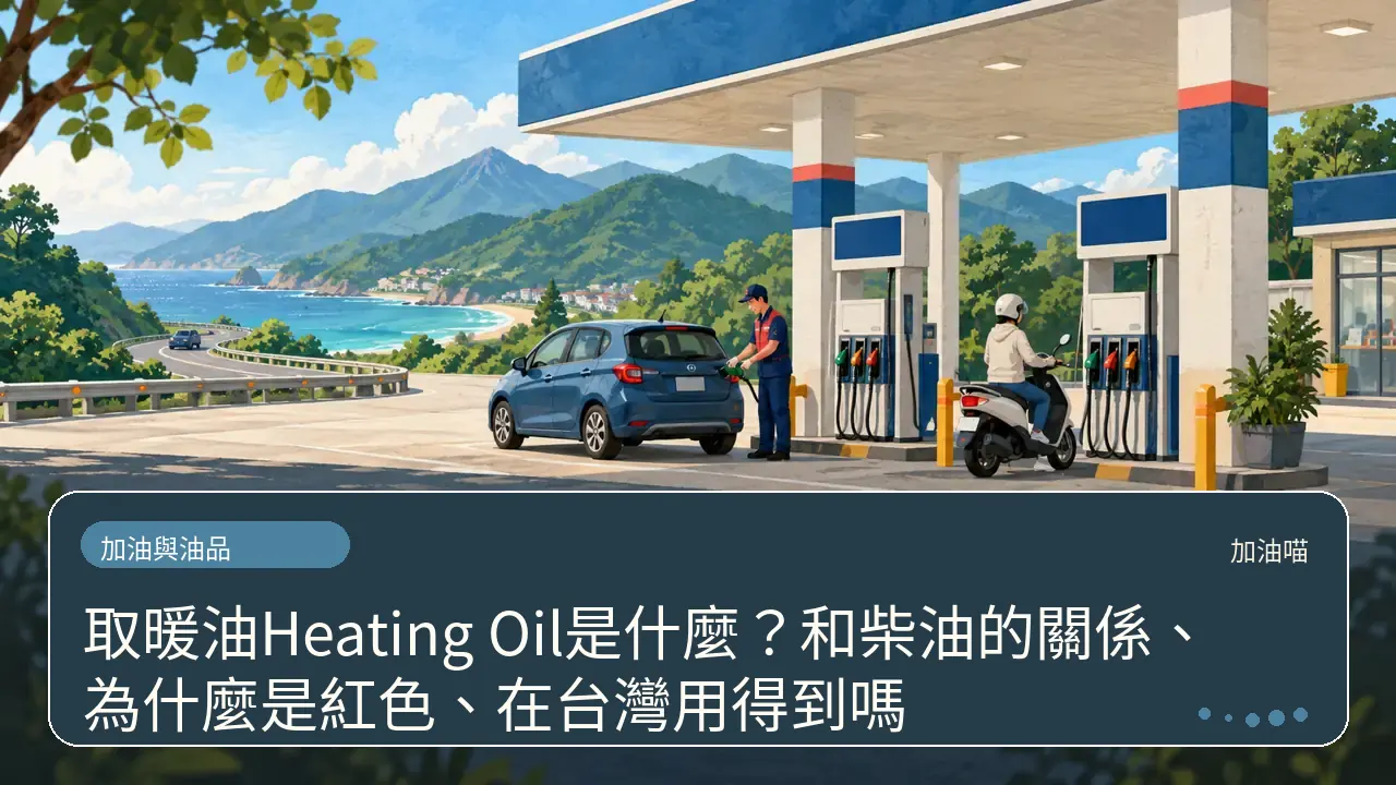 取暖油Heating Oil是什麼？和柴油的關係、為什麼是紅色、在台灣用得到嗎