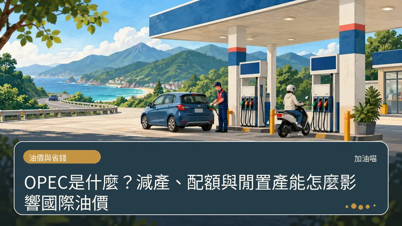 OPEC是什麼？減產、配額與閒置產能怎麼影響國際油價