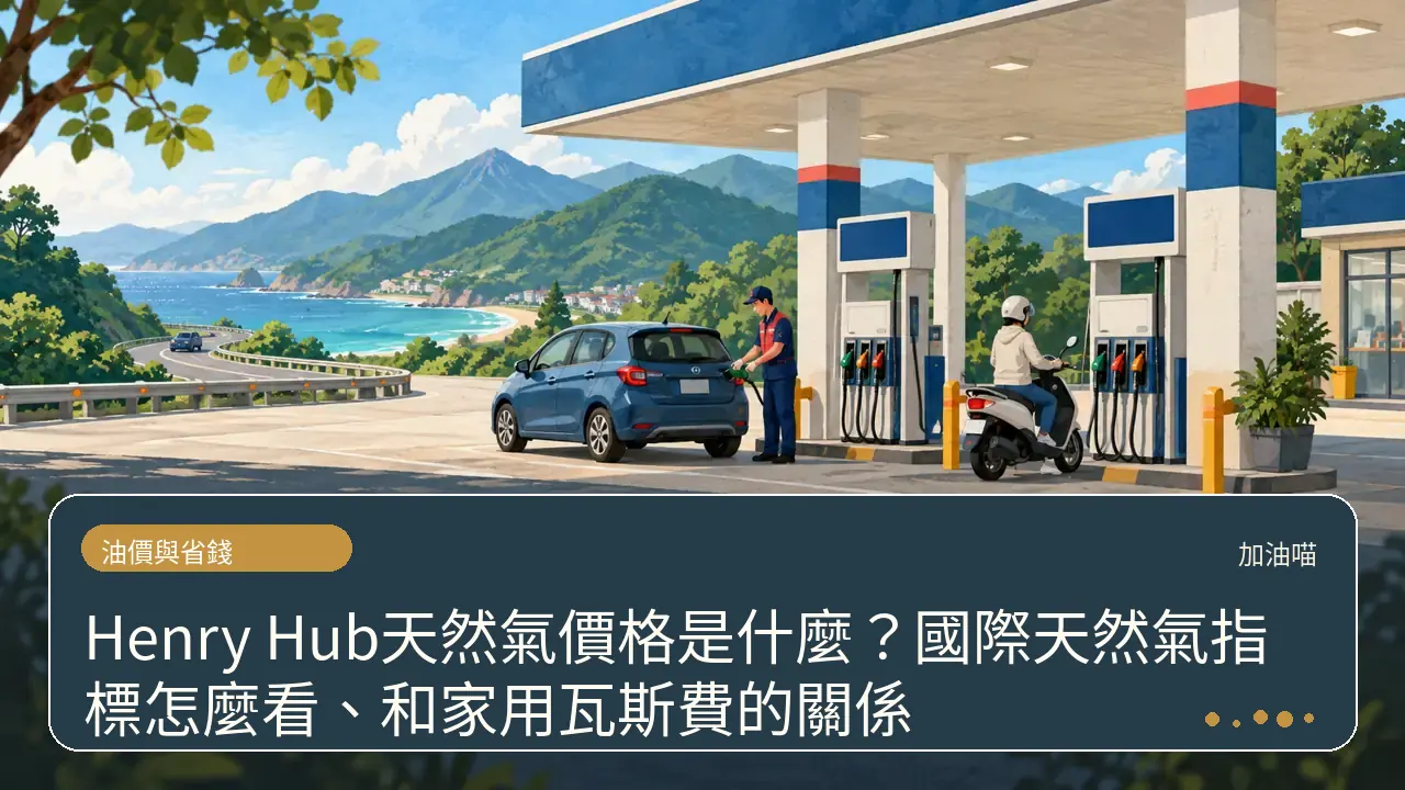 Henry Hub天然氣價格是什麼？國際天然氣指標怎麼看、和家用瓦斯費的關係